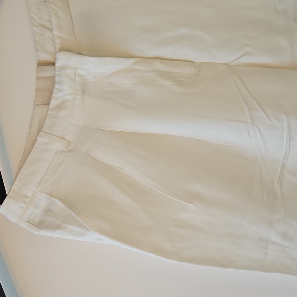 H&m Elegant Cream Women's Pants - Picture 3 of 6